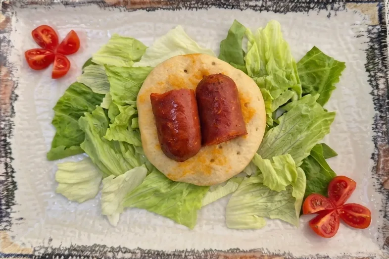 Coca de Chorizo Asturiano a la Sidra, de La Sidrería, en la Jornada de Cocas de Dénia